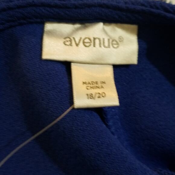 AVENUE bell sleeve ruffled dress plus size 20 NEW - Picture 4 of 10